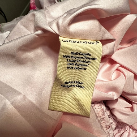 Loveshackfancy Janey Floral print long sleeve bubble Dress in Berry moment. - Picture 9 of 10